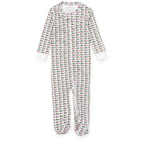Lila and Hayes Parker Zipper Pajama - Christmas at the Club