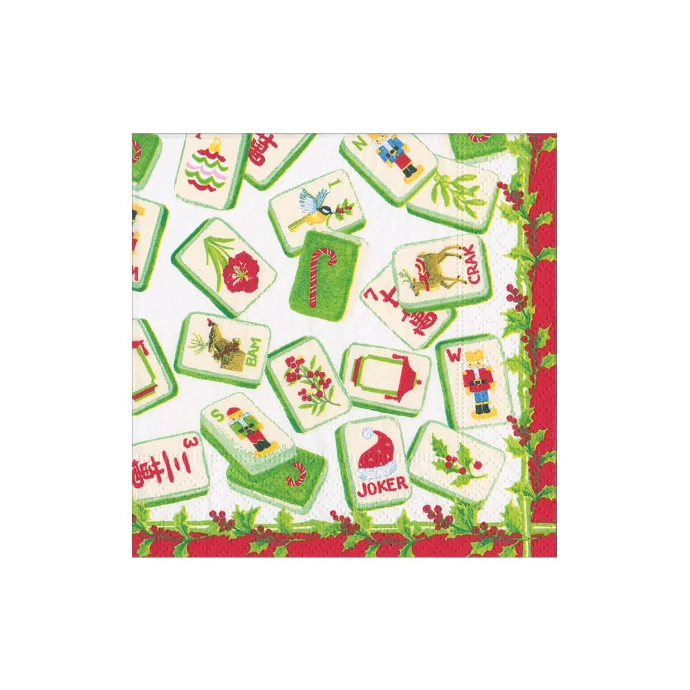 Holiday Mahjong Napkins