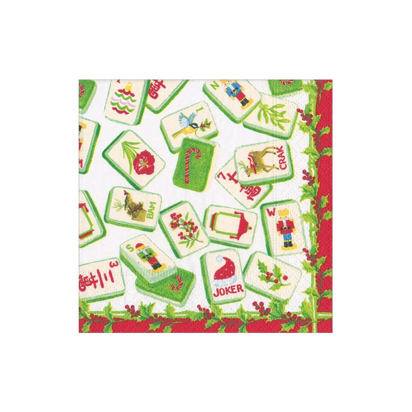 Holiday Mahjong Napkins