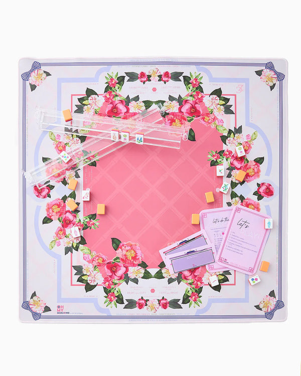 Mahjong Mat Camellia