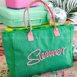 Summer Green Tote Bag