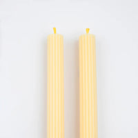 Lemon Sherbet Yellow Table Candles