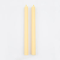 Lemon Sherbet Yellow Table Candles
