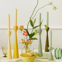 Lemon Sherbet Yellow Table Candles