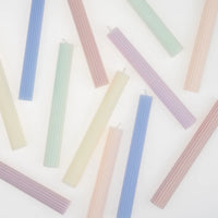 Pastel Table Candles