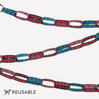 Plaid Chain Link Garland
