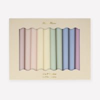 Pastel Table Candles
