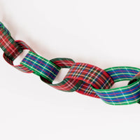 Plaid Chain Link Garland