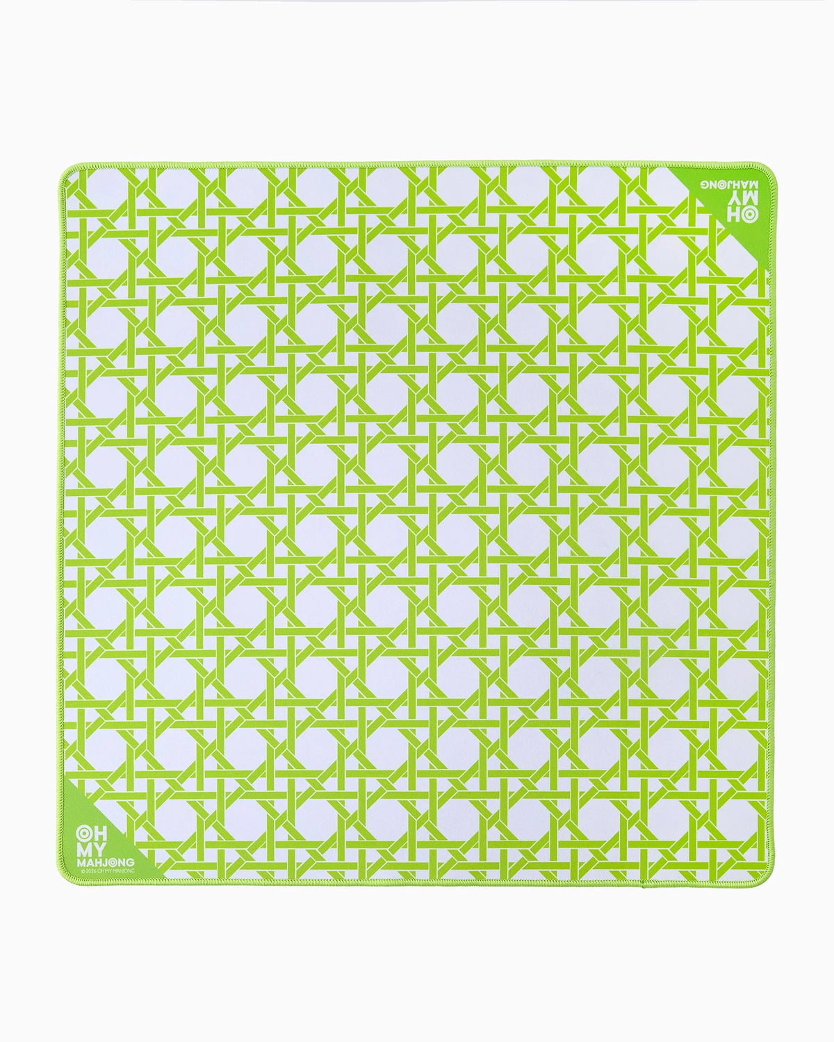 Mini Green Cane Mahjong Mat for Games