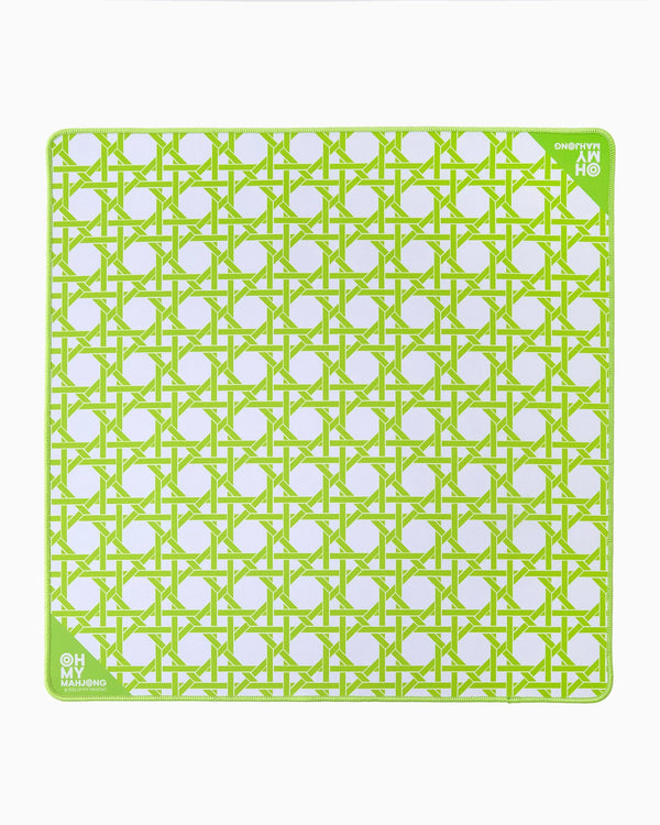 Mini Green Cane Mahjong Mat for Games