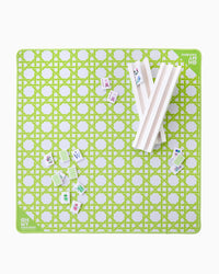 Mini Green Cane Mahjong Mat for Games