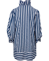 Long Sleeve Elephant Dress Navy by Kate Leigh