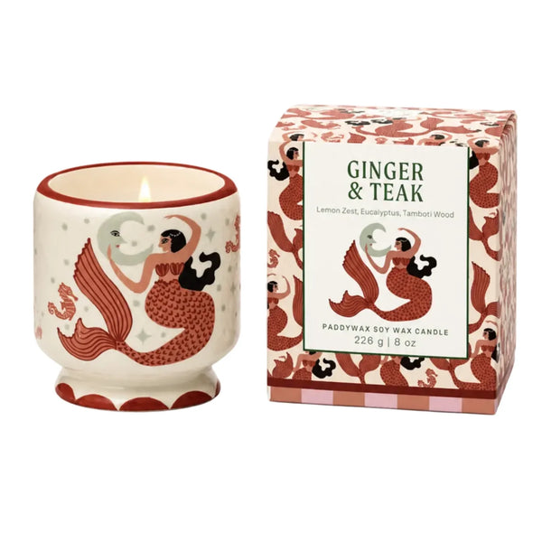 A Dopo Mermaid and Moon Candle 8 oz