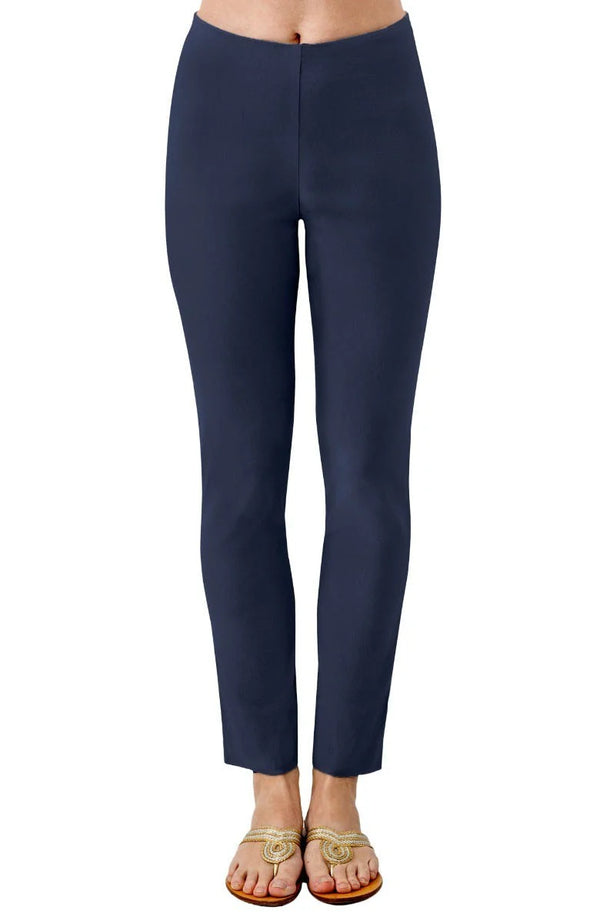 Navy Gripeless Pull On Pants - Classic