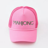 Pink Mahjong Hat