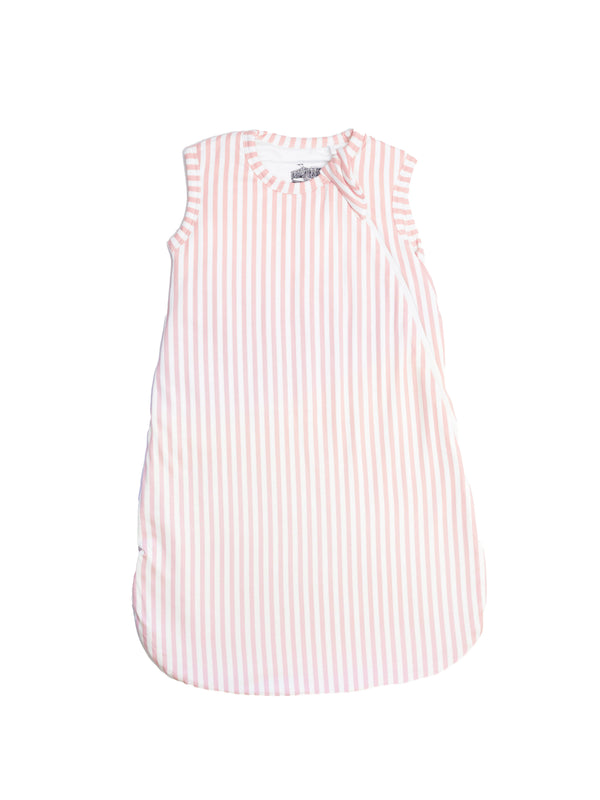 Sleep Romper Pajamas - Stripe Cabana Pink