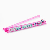 Mahjong Multicolor Acrylic Rack & Pusher Set