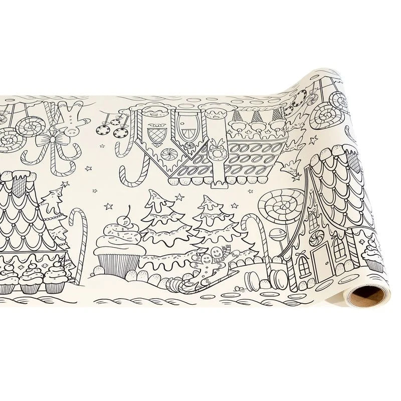 Gingerbread Coloring Runner