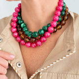 Ryan Beaded Acrylic Necklace