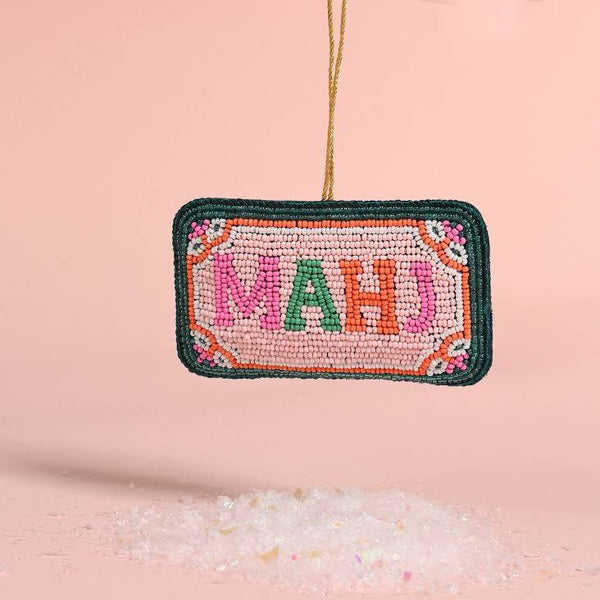 Handcrafted Beaded Ornament-Mahj