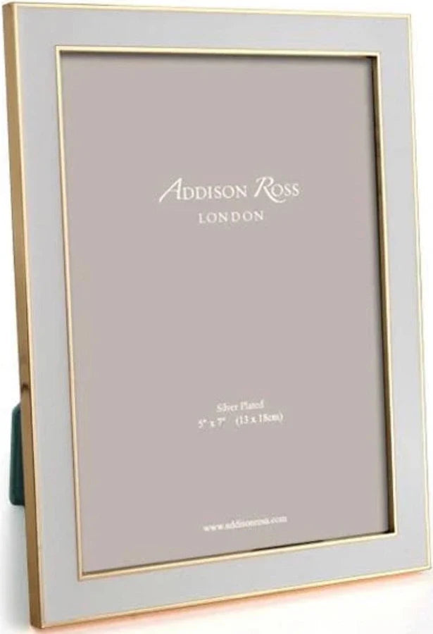 Stone Grey and Gold Photo Frame 4x6