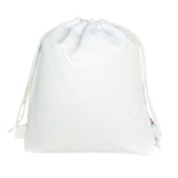 Seersucker Sling Backpack - White