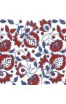 Pom Fan Flower White Tablecloth