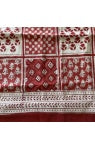 Pom Buti Patchwork Red Tablecloth