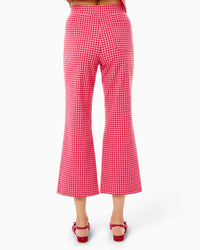 Ponte Waverly Pants - Rose Check