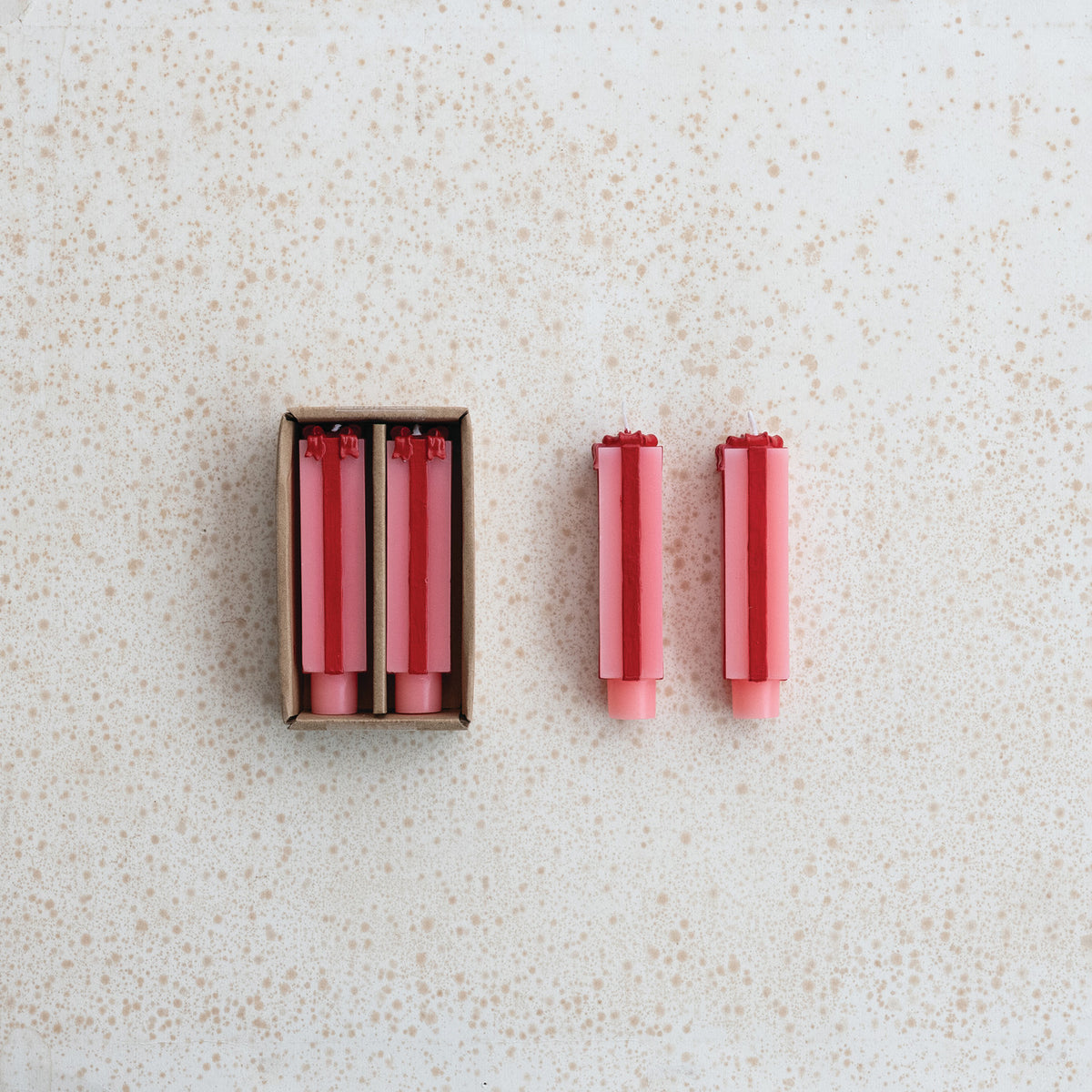Package Shaped Taper Candles in Box