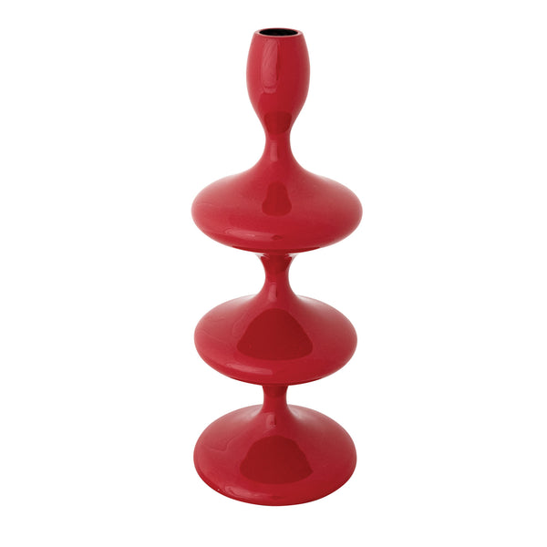 enameled cast aluminum candle holder