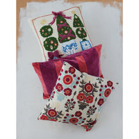 18" Square Cotton Chambray Pillow