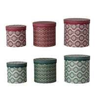 Nesting Gift Boxes with Scalloped Lids