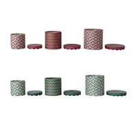 Nesting Gift Boxes with Scalloped Lids