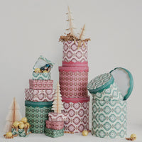 Nesting Gift Boxes with Scalloped Lids