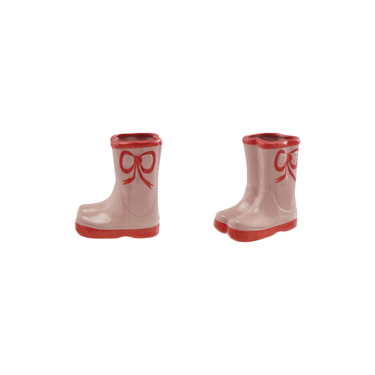 Boots Vase with Bow