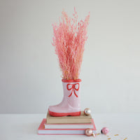 Boots Vase with Bow