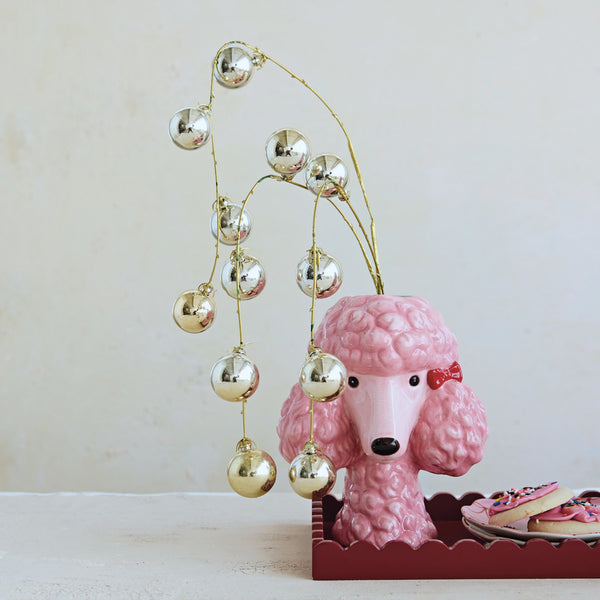 Poodle Head Shaped Vase