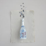 Merry & Bright Champagne Bottle Ornament